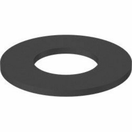 BSC PREFERRED Chemical-Resist Santoprene Seal Washer for 1 Screw 0.990 ID 2 OD 0.081-0.105 Thick Black, 5PK 94733A766
